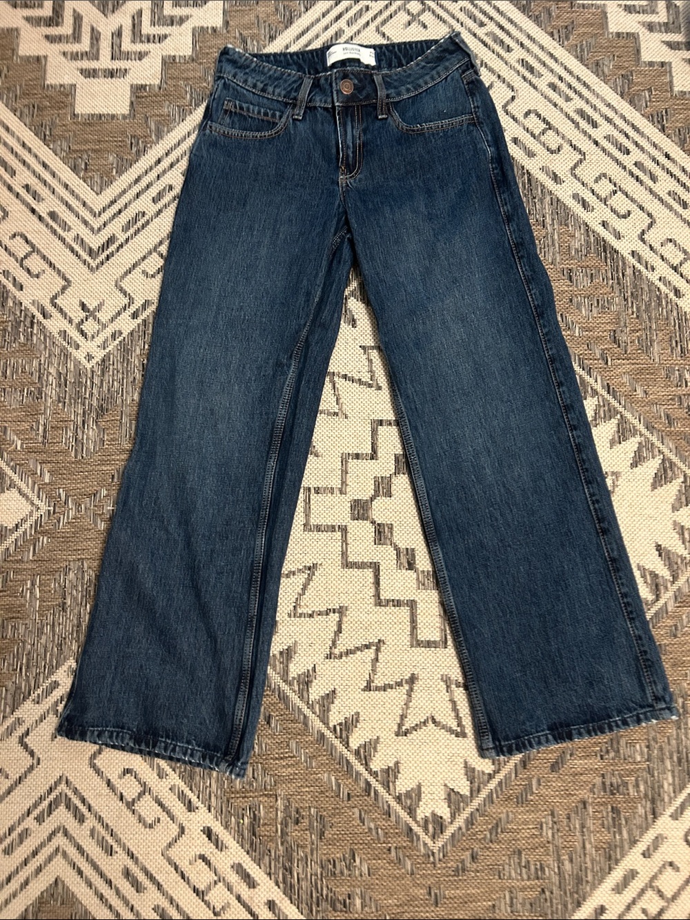 Hollister Dark Blue Wide-Leg Jeans- ON HOLD